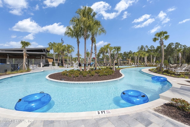 view of community pool
