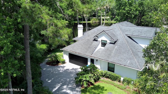 view of subject property