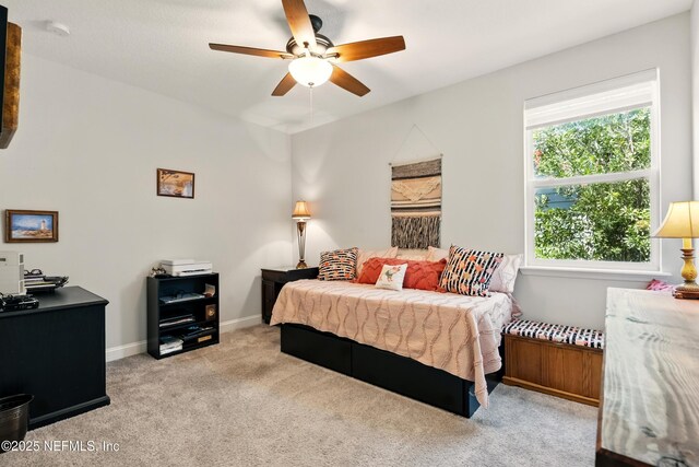 929 Keystone Corners Blvd, Saint Johns, FL 32259 - carpeted bedroom with baseboards and a ceiling fan