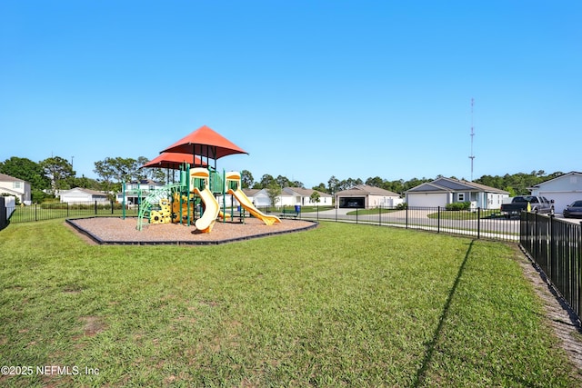 499 Ashby Landing Way, Saint Augustine, FL 32086 - communal playground featuring a residential view