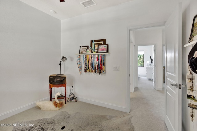 13527 Isla Vista Dr, Jacksonville, FL 32224 - hallway featuring baseboards and light colored carpet