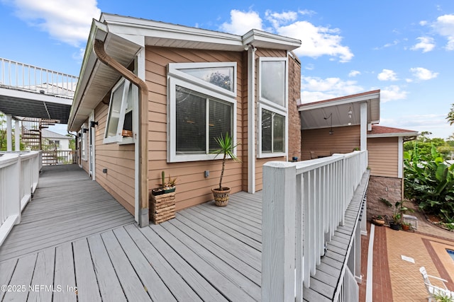 224 Bowles St, Neptune Beach, FL 32266 - view of wooden terrace