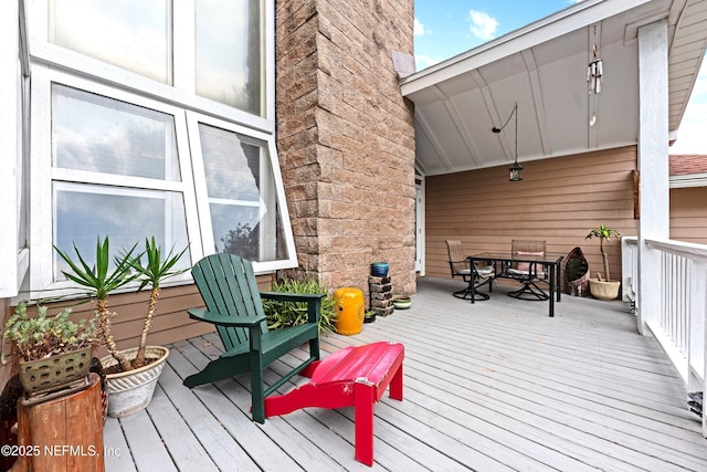 224 Bowles St, Neptune Beach, FL 32266 - deck featuring outdoor dining space