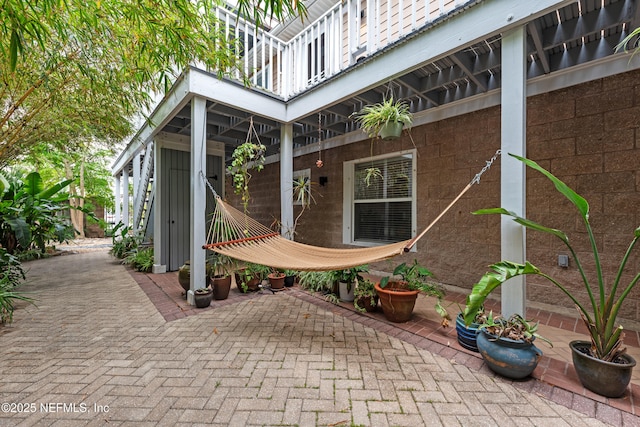 224 Bowles St, Neptune Beach, FL 32266 - view of patio / terrace featuring a balcony