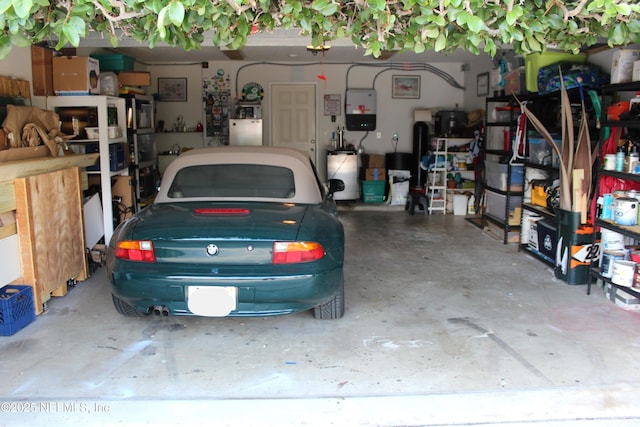 224 Bowles St, Neptune Beach, FL 32266 - garage featuring water heater