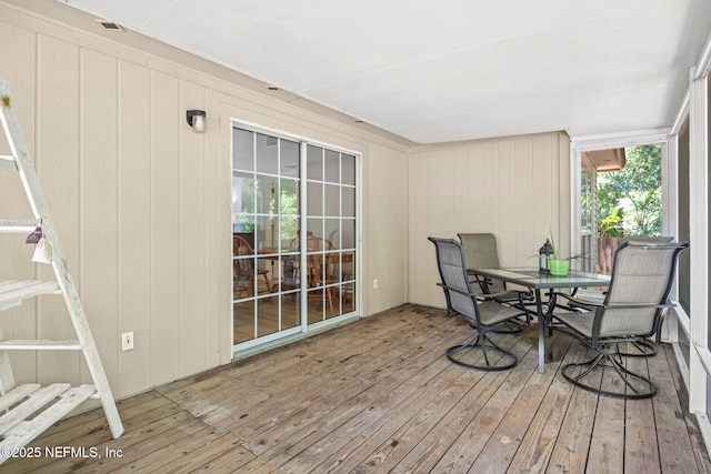 952 Long Lake Dr, Jacksonville, FL 32225 - sunroom featuring outdoor dining area