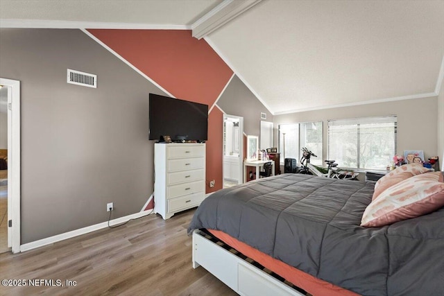 2438 Sylvan Chase Dr, Orange Park, FL 32073 - bedroom with wood finished floors, baseboards, and connected bathroom