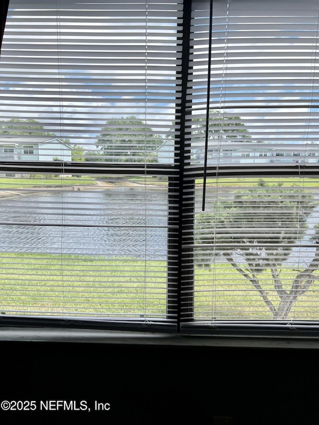detailed view of a water view
