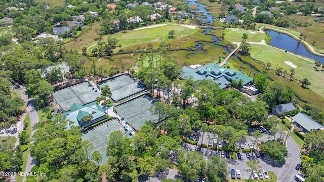 201 Royal Tern Rd N, Ponte Vedra Beach, FL 32082 - aerial view of property's location with a golf club, a nearby body of water, and nearby suburban area