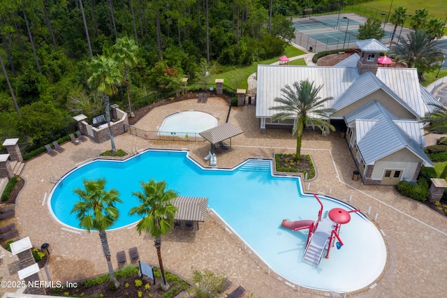 1479 King Rail Ln, Middleburg, FL 32068 - community pool with fence and a patio