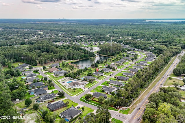 71 Irish Rose Rd, Saint Augustine, FL 32092 - aerial view of property's location with a nearby body of water, a forest, and nearby suburban area