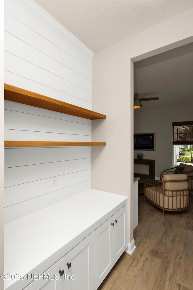 37 High Ridge Pt, Ponte Vedra, FL 32081 - corridor with light wood finished floors and a textured ceiling