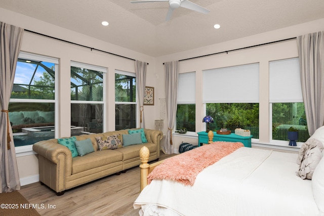 37 High Ridge Pt, Ponte Vedra, FL 32081 - bedroom featuring wood finished floors, recessed lighting, and ceiling fan