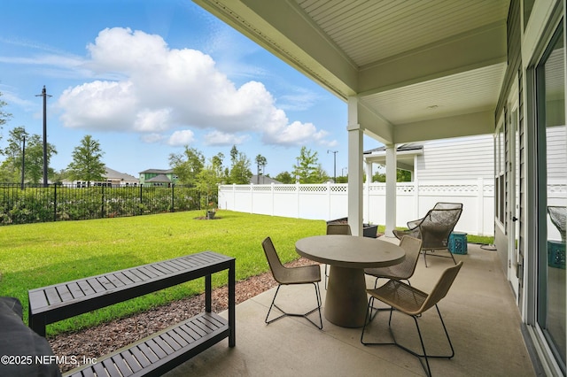 view of patio