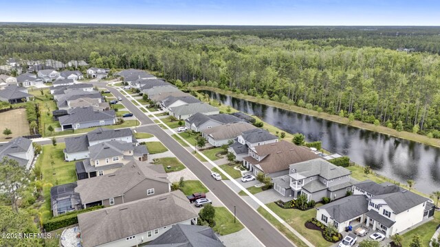 252 Pine Haven Dr, Saint Johns, FL 32259 - aerial overview of property's location with a forest, a large body of water, and nearby suburban area