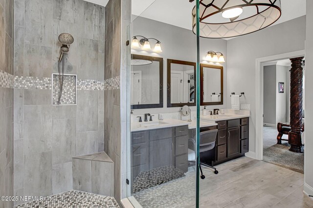 252 Pine Haven Dr, Saint Johns, FL 32259 - full bathroom with walk in shower and vanity
