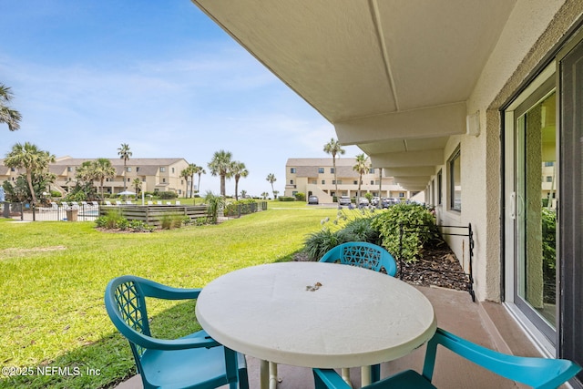 8550 A1A S Unit 340, Saint Augustine, FL 32080 - view of patio featuring a residential view