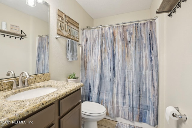 3228 Deer Creek Dr, Middleburg, FL 32068 - bathroom with toilet, vanity, and tile patterned flooring