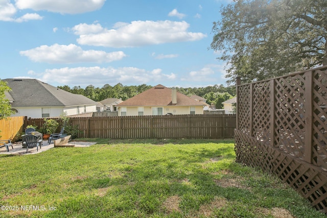3228 Deer Creek Dr, Middleburg, FL 32068 - view of yard featuring a patio area and a residential view