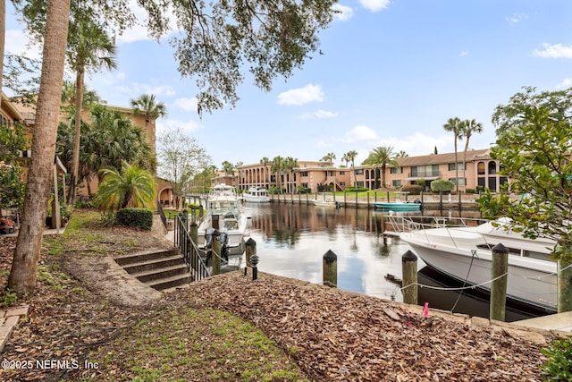 5375 Ortega Farms Blvd Unit 408, Jacksonville, FL 32210 - dock area with a water view