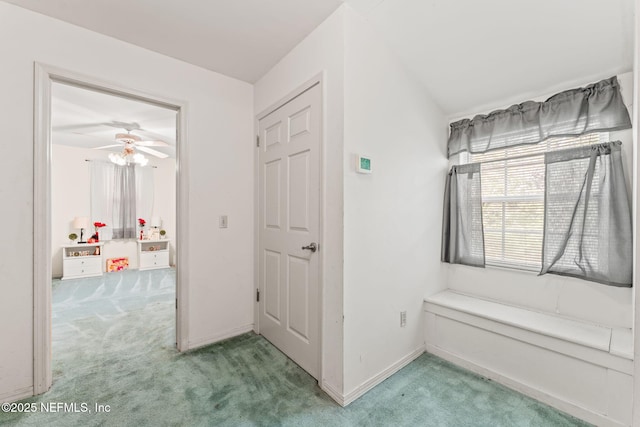 2995 Thunder Rd, Middleburg, FL 32068 - hallway featuring light colored carpet and baseboards
