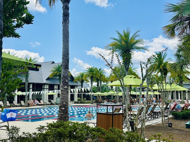 view of community pool