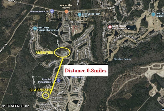 38 Appleton Ct, Saint Augustine, FL 32092 - aerial view of property's location