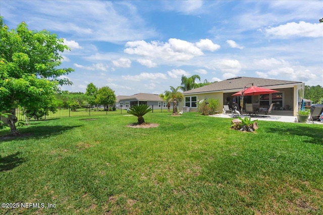 4101 Spring Creek Ln, Middleburg, FL 32068 - view of yard with a patio area