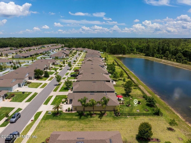 4101 Spring Creek Ln, Middleburg, FL 32068 - aerial perspective of suburban area with a large body of water and a heavily wooded area