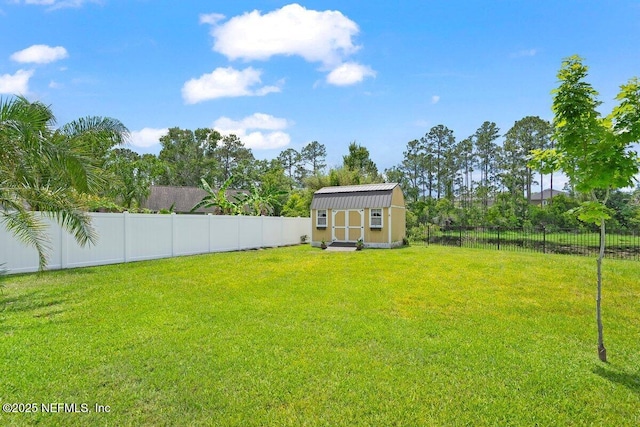 5950 Orchard Pond Dr, Fleming Island, FL 32003 - view of yard featuring a storage shed and an outbuilding