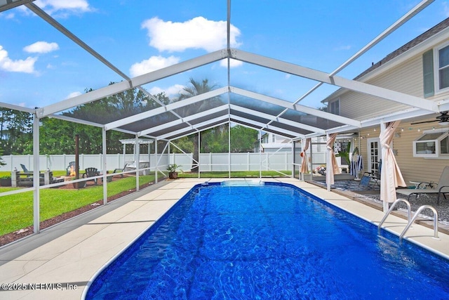 5950 Orchard Pond Dr, Fleming Island, FL 32003 - view of pool featuring a patio and a lanai