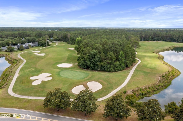 400 N Landguard Rd, Saint Augustine, FL 32092 - view of property location featuring a large body of water, a heavily wooded area, and a local golf course