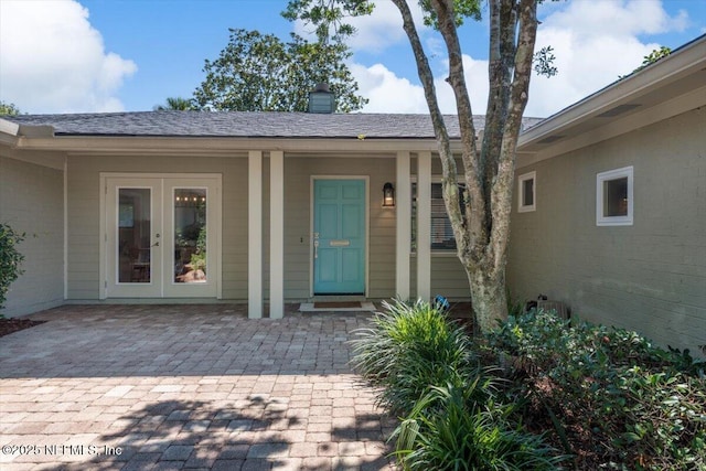1659 Sea Oats Dr, Atlantic Beach, FL 32233 - property entrance featuring french doors and a chimney