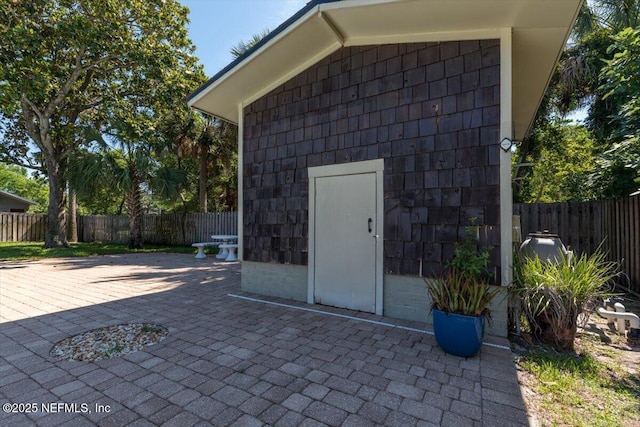 1659 Sea Oats Dr, Atlantic Beach, FL 32233 - view of outdoor structure with a fenced backyard