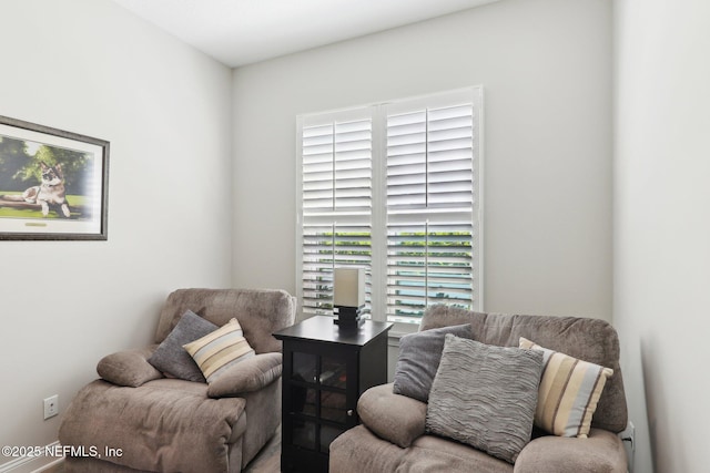 view of sitting room