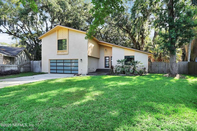 2032 Sandpiper Pt, Neptune Beach, FL 32266 - view of front of home featuring stucco siding, a garage, and concrete driveway