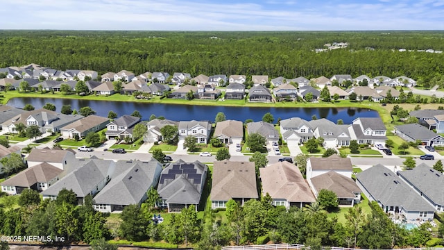 131 Seabrook Dr, Ponte Vedra, FL 32081 - aerial perspective of suburban area with a forest and a nearby body of water