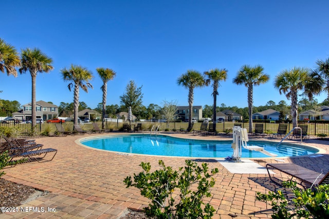 4328 Packer Meadow Way, Middleburg, FL 32068 - community pool featuring a patio and a residential view