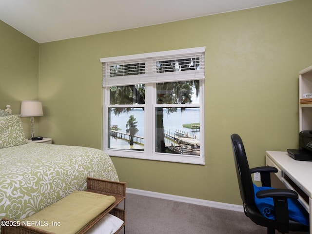 21126 NE 101st Ave, Melrose, FL 32666 - carpeted bedroom featuring an office area and baseboards