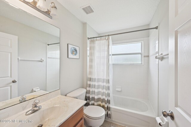 1009 Welaka Way, Saint Augustine, FL 32092 - full bathroom with toilet, shower / bath combination with curtain, and vanity