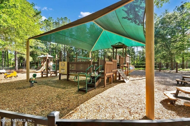 1009 Welaka Way, Saint Augustine, FL 32092 - community playground featuring fence