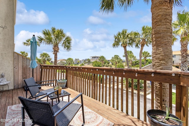 925 Tarpon Ave Unit 16, Fernandina Beach, FL 32034 - view of wooden terrace