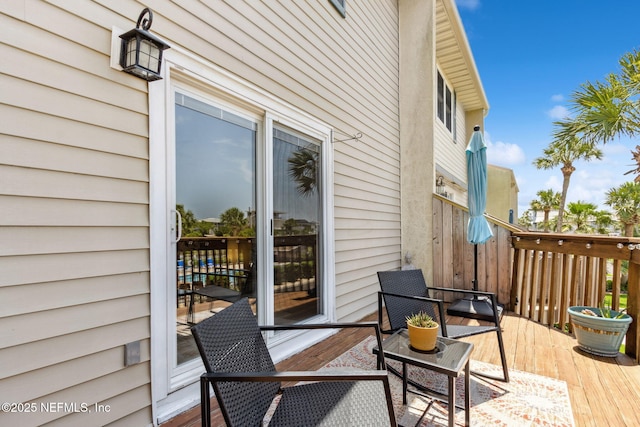 925 Tarpon Ave Unit 16, Fernandina Beach, FL 32034 - view of wooden terrace