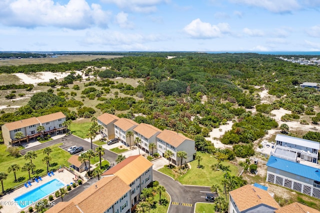 925 Tarpon Ave Unit 16, Fernandina Beach, FL 32034 - bird's eye view of a pool