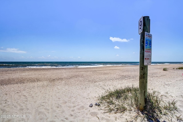925 Tarpon Ave Unit 16, Fernandina Beach, FL 32034 - water view featuring nearby beach