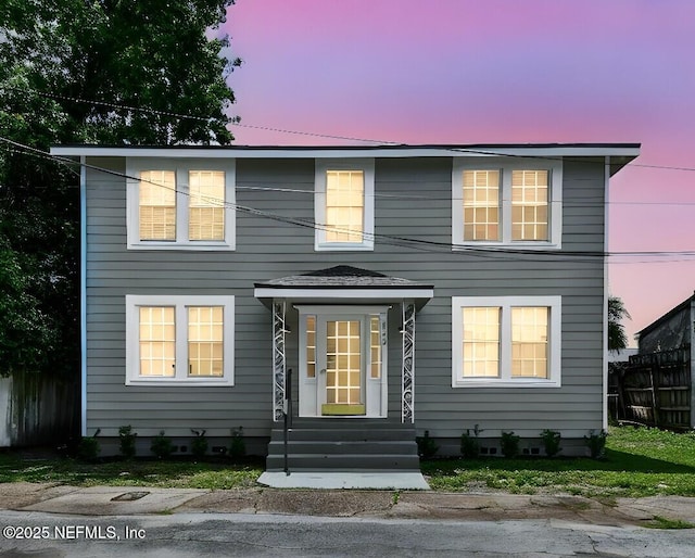 2660 Gale Ct, Jacksonville, FL 32204 - view of front facade featuring fence and entry steps