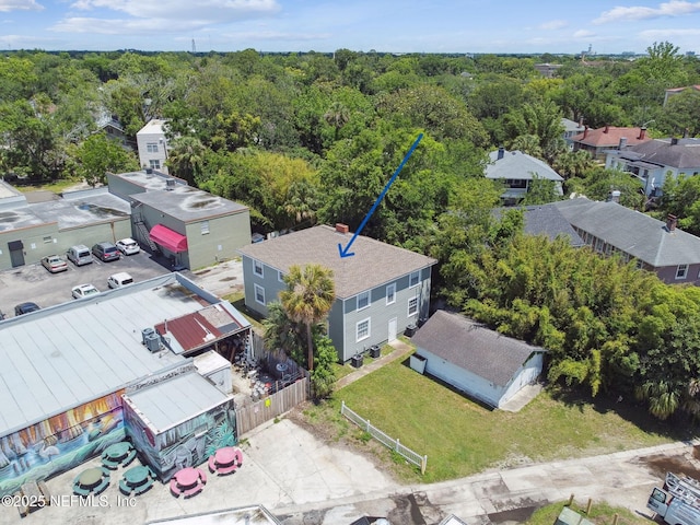 2660 Gale Ct, Jacksonville, FL 32204 - bird's eye view of a heavily wooded area