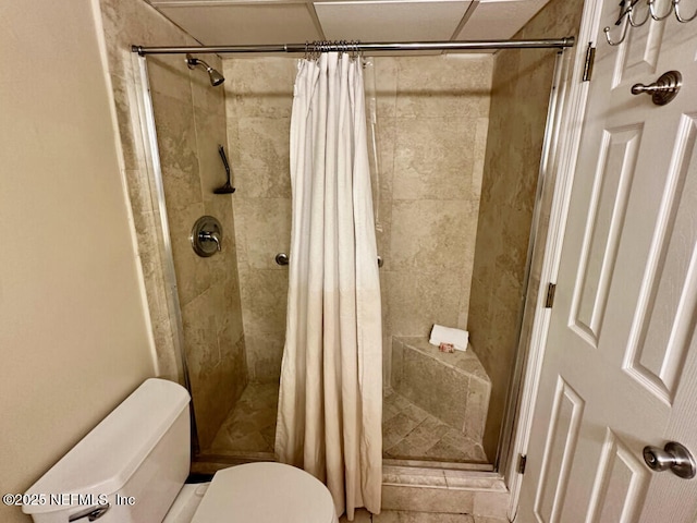 3240 Fletcher Ave Unit 665, Fernandina Beach, FL 32034 - full bathroom featuring toilet and a stall shower