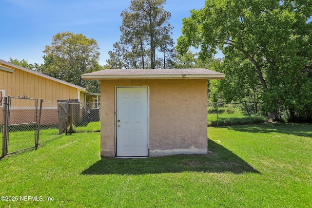 4033 Lazy Hollow Ln N, Jacksonville, FL 32257 - view of shed with a gate