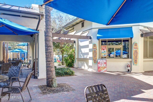 355 Caiden Dr, Ponte Vedra, FL 32081 - view of patio with a pergola